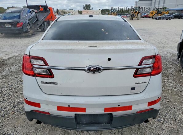 1FAHP2L89GG126490 2016 FORD TAURUS White უკანა ხედი