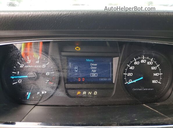 1FAHP2L89GG126490 2016 FORD TAURUS White ხელსაწყოთა პანელის ხედი