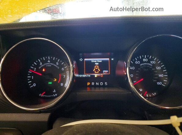 1FATP8EM5G5304219 2016 FORD MUSTANG Gold Вид щитка приладів