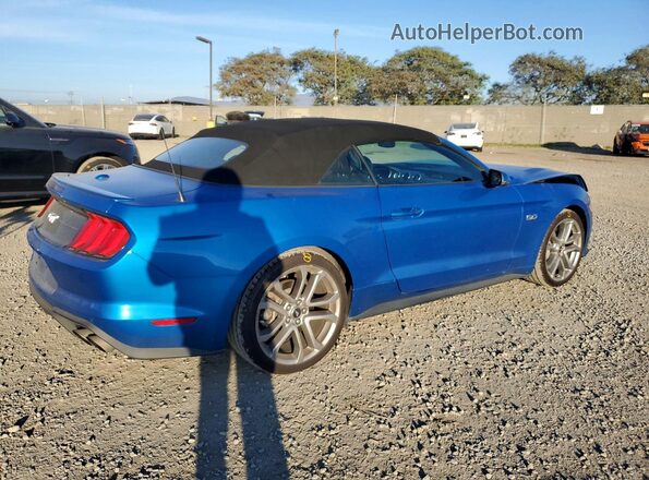 1FATP8FF1K5100493 2019 FORD MUSTANG Blue 