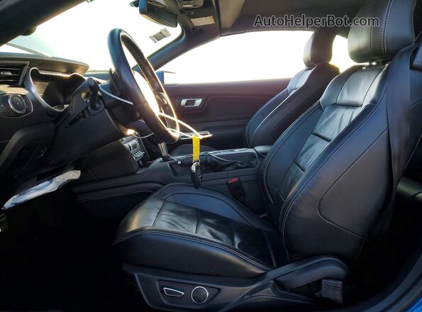 1FATP8FF1K5100493 2019 FORD MUSTANG Blue 