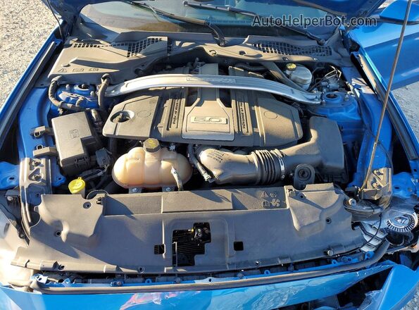 1FATP8FF1K5100493 2019 FORD MUSTANG Blue 