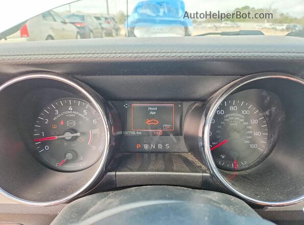 1FATP8UH1H5204592 2017 FORD MUSTANG Белый Вид щитка приборов