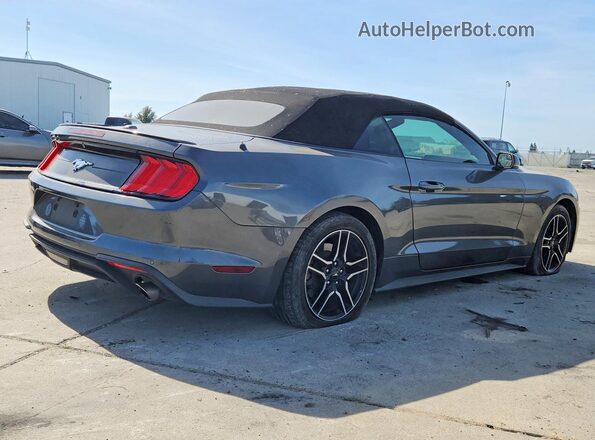1FATP8UH2J5177487 2018 FORD MUSTANG Серый Задняя правая четверть
