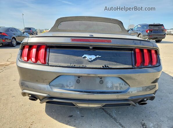 1FATP8UH2J5177487 2018 FORD MUSTANG Серый Вид сзади