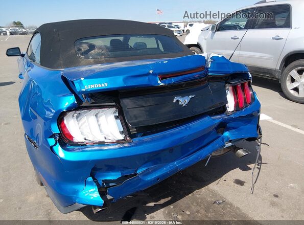 1FATP8UH4M5145273 2021 FORD MUSTANG Синий Вид спереди
