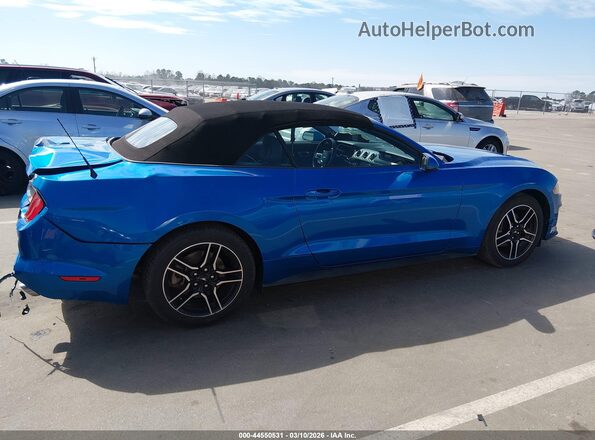 1FATP8UH4M5145273 2021 FORD MUSTANG Синий Панорамный вид салона 360°