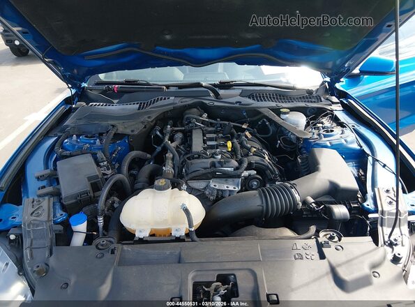 1FATP8UH4M5145273 2021 FORD MUSTANG Синий Вид сзади