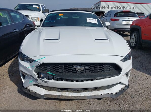 1FATP8UH5L5125564 2020 FORD MUSTANG Белый Вид задней части салона