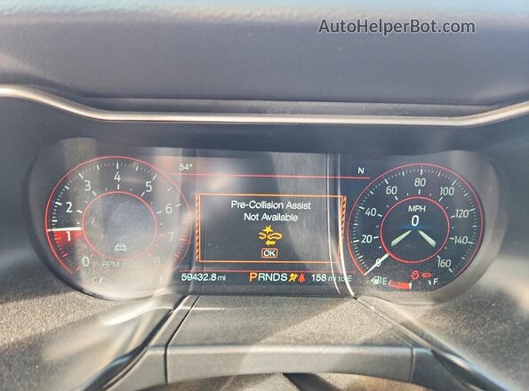 1FATP8UH8M5154168 2021 FORD MUSTANG Red Widok zestawu wskaźników