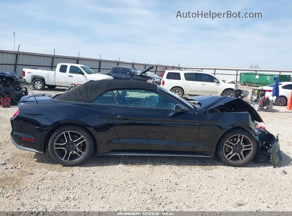 1FATP8UH9K5148585 2019 FORD MUSTANG Black Vista del cuadro de instrumentos
