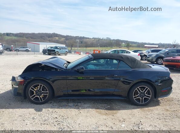 1FATP8UH9K5148585 2019 FORD MUSTANG Black Vista interior trasera