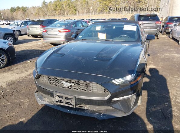 1FATP8UH9K5188729 2019 FORD MUSTANG Черный Вид задней части салона