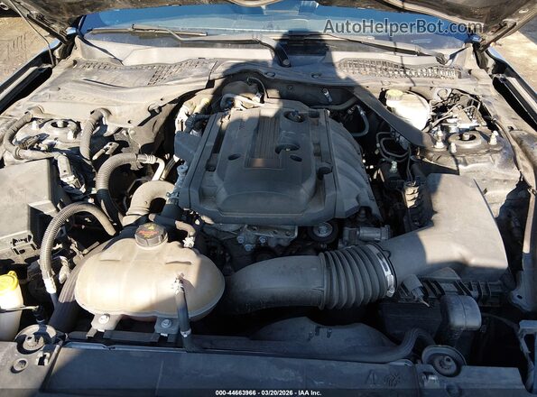1FATP8UH9K5188729 2019 FORD MUSTANG Черный Вид сзади