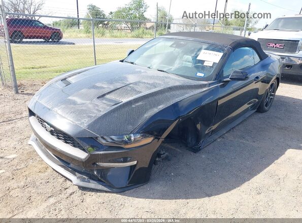 1FATP8UH9N5106101 2022 FORD MUSTANG Black Vista frontal