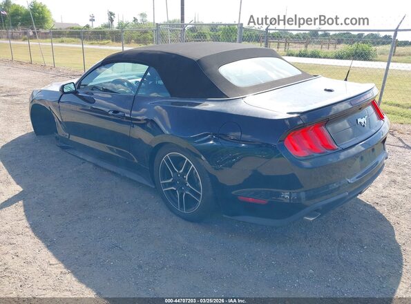 1FATP8UH9N5106101 2022 FORD MUSTANG Black Trasero izquierdo
