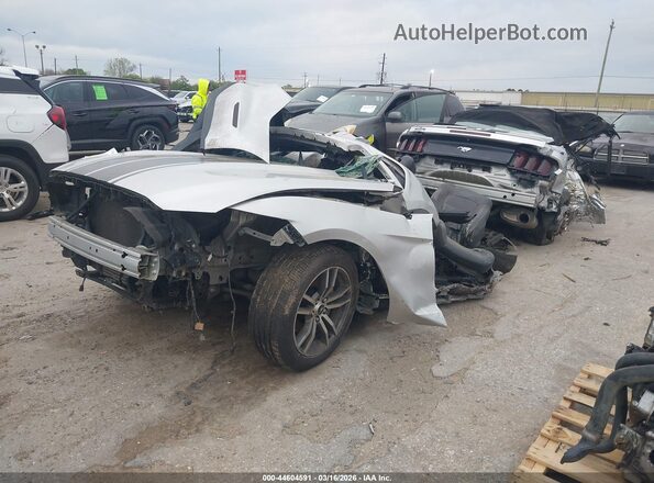 1FATP8UHXG5291116 2016 FORD MUSTANG Silver წინა მარცხენა ხედი სამი მეოთხედიდან