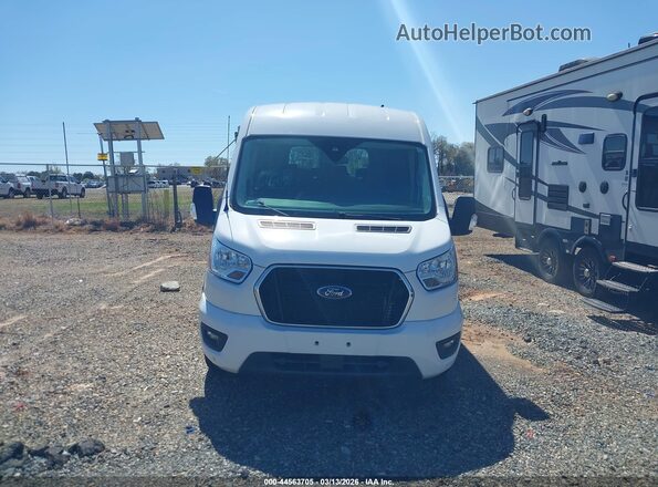 1FBAX2C82MKA49695 2021 FORD PASSENGER White ხელსაწყოთა პანელის ხედი
