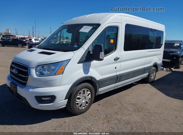 1FBAX2C8XLKA88999 2020 FORD PASSENGER White წინა მარცხენა ხედი სამი მეოთხედიდან