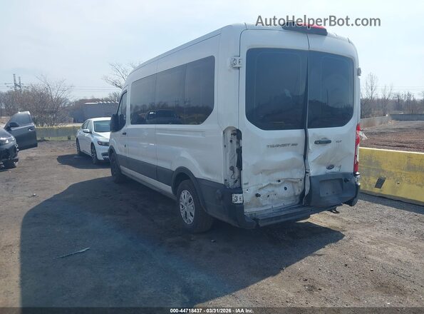 1FBAX2CMXKKB25545 2019 FORD TRANSIT-350 White Հետևի ձախ