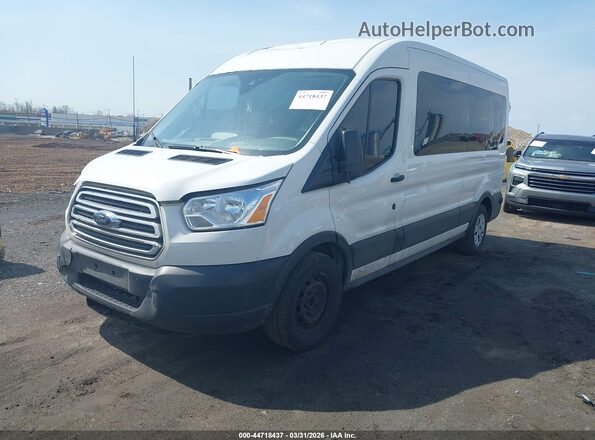 1FBAX2CMXKKB25545 2019 FORD TRANSIT-350 White Առջևի ձախ երեք քառորդ տեսարան