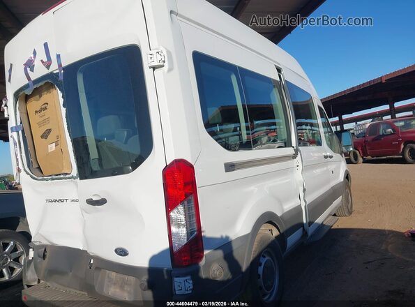 1FBAX2XMXGKA63436 2016 FORD TRANSIT-350 White Trasero derecho