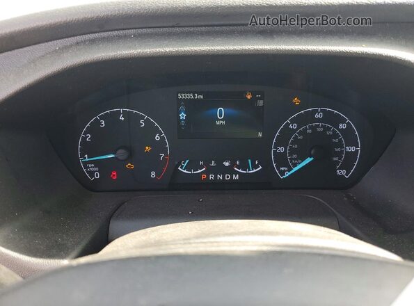 1FBAX2Y85LKB23277 2020 FORD TRANSIT Белый Вид щитка приборов