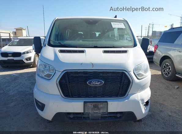 1FBAX2Y88MKA49886 2021 FORD PASSENGER White ხელსაწყოთა პანელის ხედი
