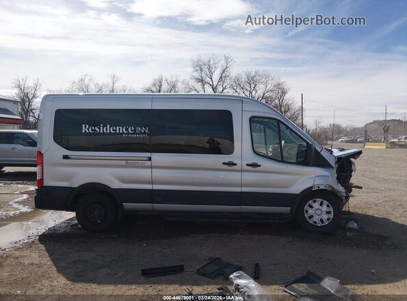 1FBZX2CG6KKB74352 2019 FORD TRANSIT-350 Silver 