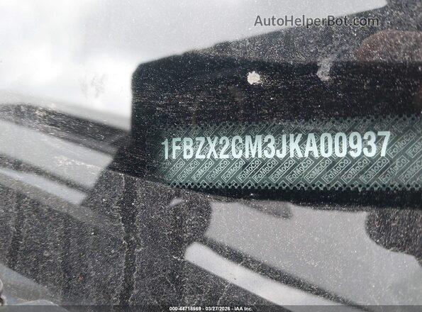 1FBZX2CM3JKA00937 2018 FORD TRANSIT-350 White Շարժիչի բաժամունքի տեսք