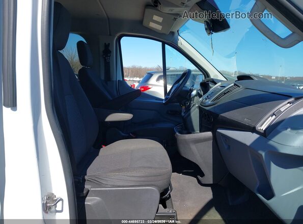 1FBZX2YM6JKA73146 2018 FORD TRANSIT-350 White Widok wnętrza z przodu