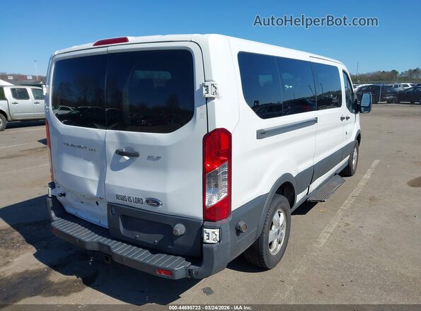 1FBZX2YM6JKA73146 2018 FORD TRANSIT-350 White Tył prawy