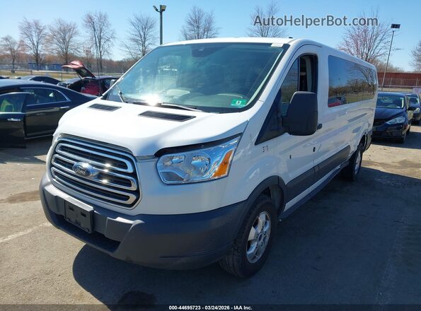 1FBZX2YM6JKA73146 2018 FORD TRANSIT-350 White Przód lewy