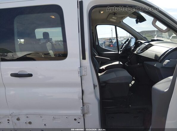 1FBZX2ZM0KKB55003 2019 FORD TRANSIT-350 White Widok wnętrza z przodu