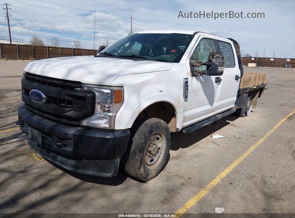 1FD7W2B60LED61130 2020 FORD F-250 White Առջևի ձախ երեք քառորդ տեսարան