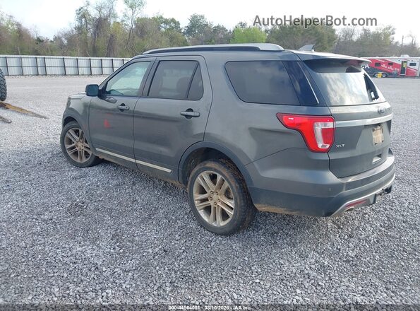 1FM5K7D81GGC82204 2016 FORD FORD EXPLORER Gray Trasero izquierdo