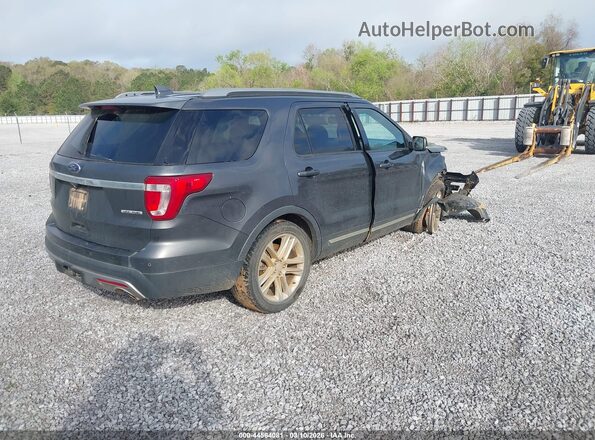 1FM5K7D81GGC82204 2016 FORD FORD EXPLORER Gray Trasero derecho
