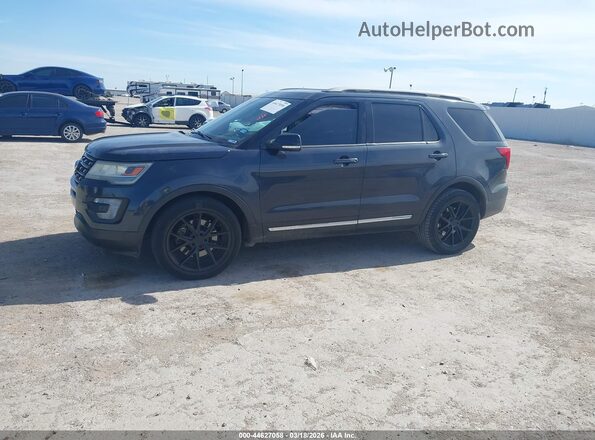 1FM5K7D81HGA42801 2017 FORD FORD EXPLORER Gray Սալոնի 360 աստիճան տեսք