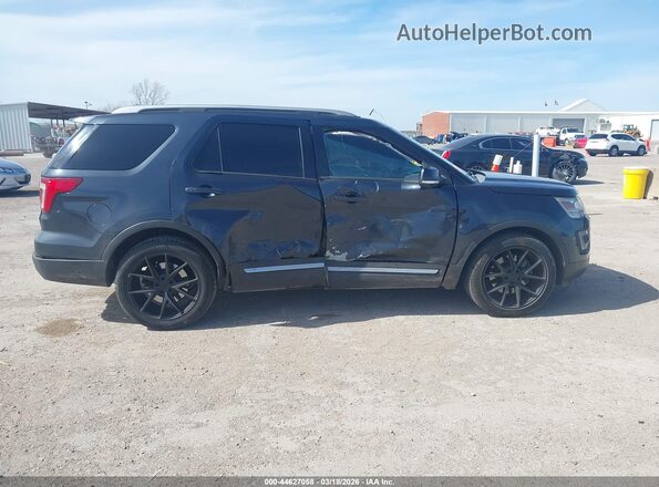 1FM5K7D81HGA42801 2017 FORD FORD EXPLORER Gray Սալոնի հետևի տեսք