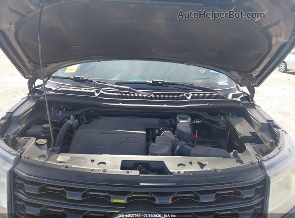 1FM5K7D81HGA42801 2017 FORD FORD EXPLORER Gray Հետևի տեսք