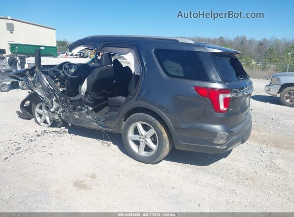 1FM5K7D81KGA83033 2019 FORD FORD EXPLORER Gray უკანა მარცხენა