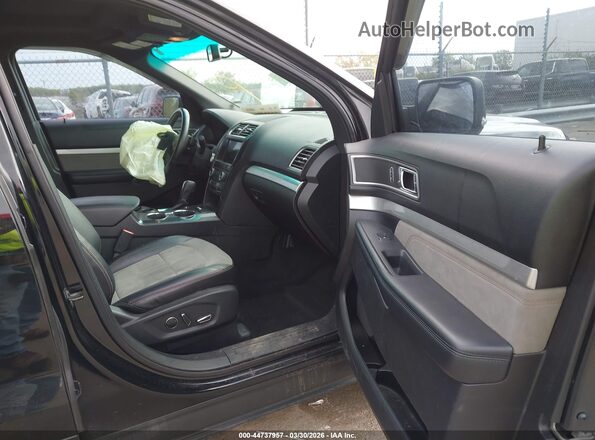 1FM5K7D84HGA02549 2017 FORD FORD EXPLORER Black Вид салону спереду