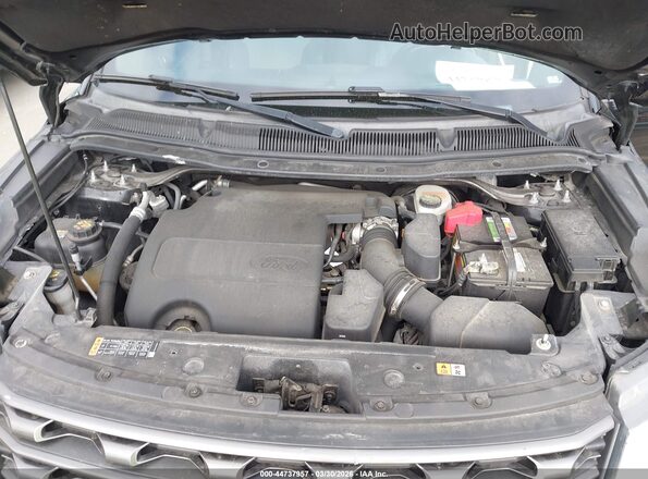 1FM5K7D84HGA02549 2017 FORD FORD EXPLORER Black Вид ззаду