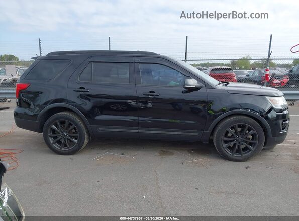 1FM5K7D84HGA02549 2017 FORD FORD EXPLORER Black Вид задньої частини салону