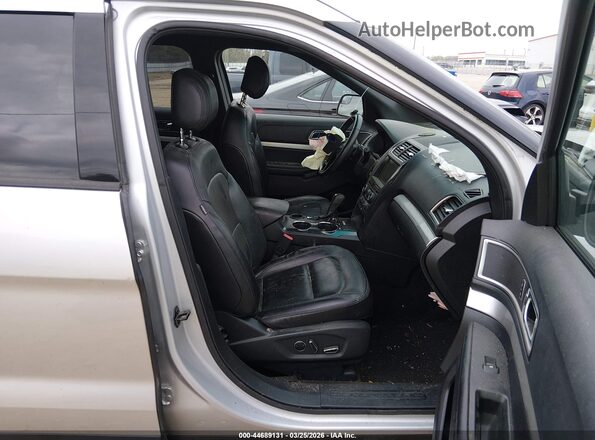 1FM5K7D86GGC01231 2016 FORD FORD EXPLORER Серебряный Вид салона спереди