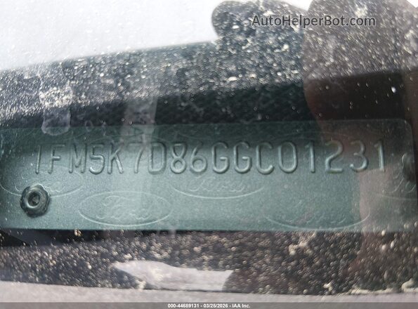 1FM5K7D86GGC01231 2016 FORD FORD EXPLORER Серебряный 
