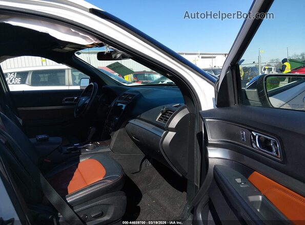 1FM5K7D87KGA37559 2019 FORD FORD EXPLORER Белый Вид салона спереди