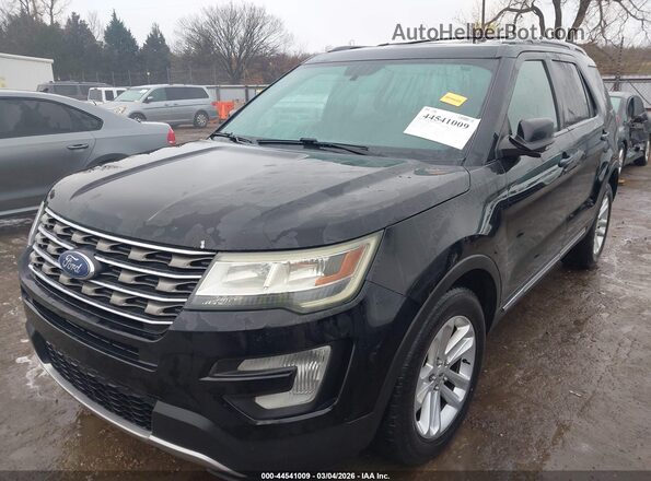 1FM5K7D88GGC40323 2016 FORD FORD EXPLORER Black Przód lewy