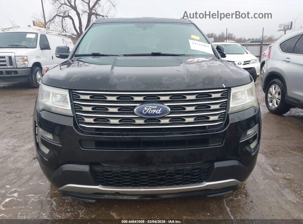 1FM5K7D88GGC40323 2016 FORD FORD EXPLORER Black Widok z przodu