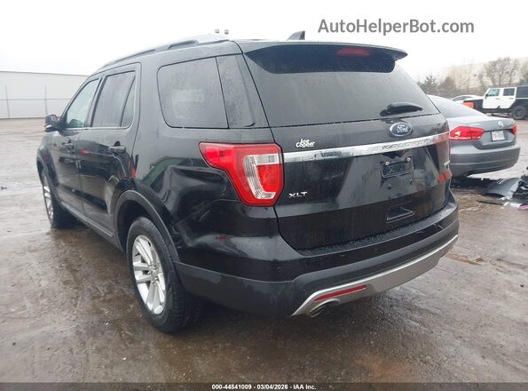 1FM5K7D88GGC40323 2016 FORD FORD EXPLORER Black Tył lewy
